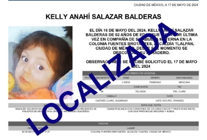 Fiscalía de CDMX confirma localización de Kelly Anahí