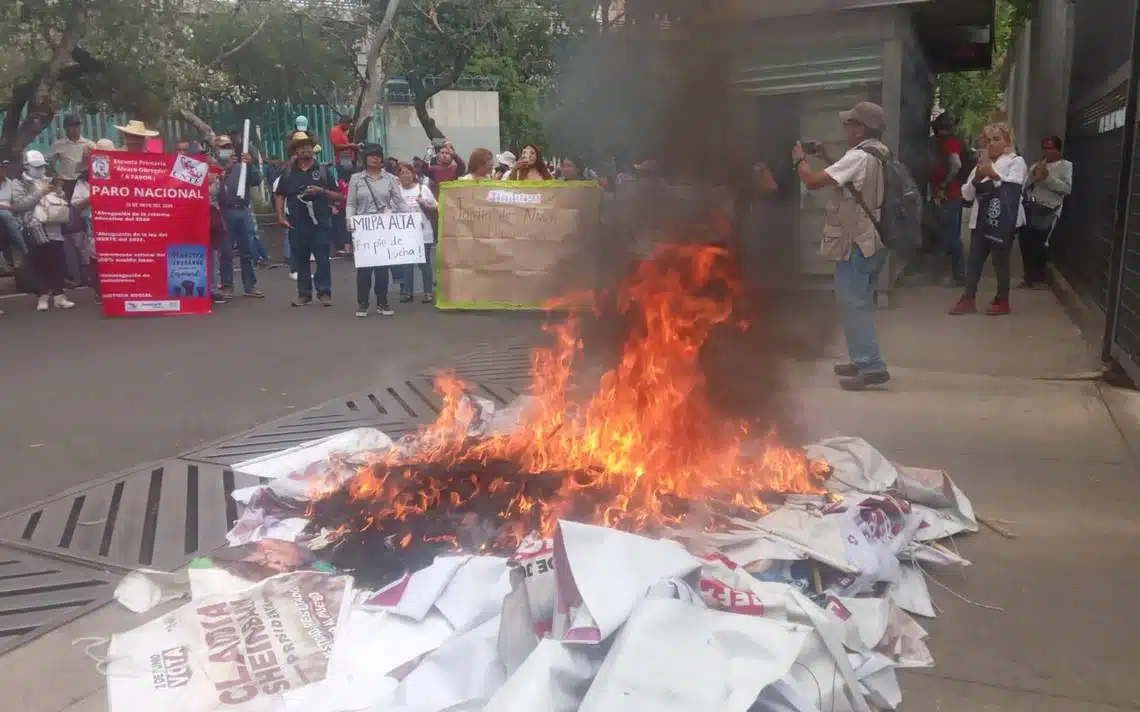 Logra CNTE aumento salarial del 13% luego de protestas y plantones