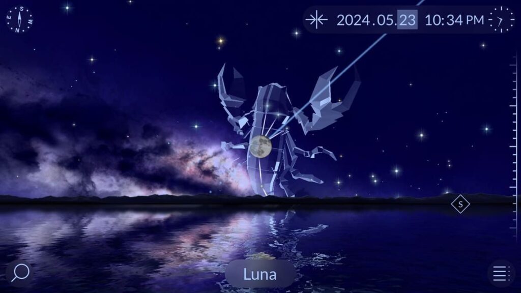 Este año la luna llena de mayo estará posicionada en la constelación de Escorpio.