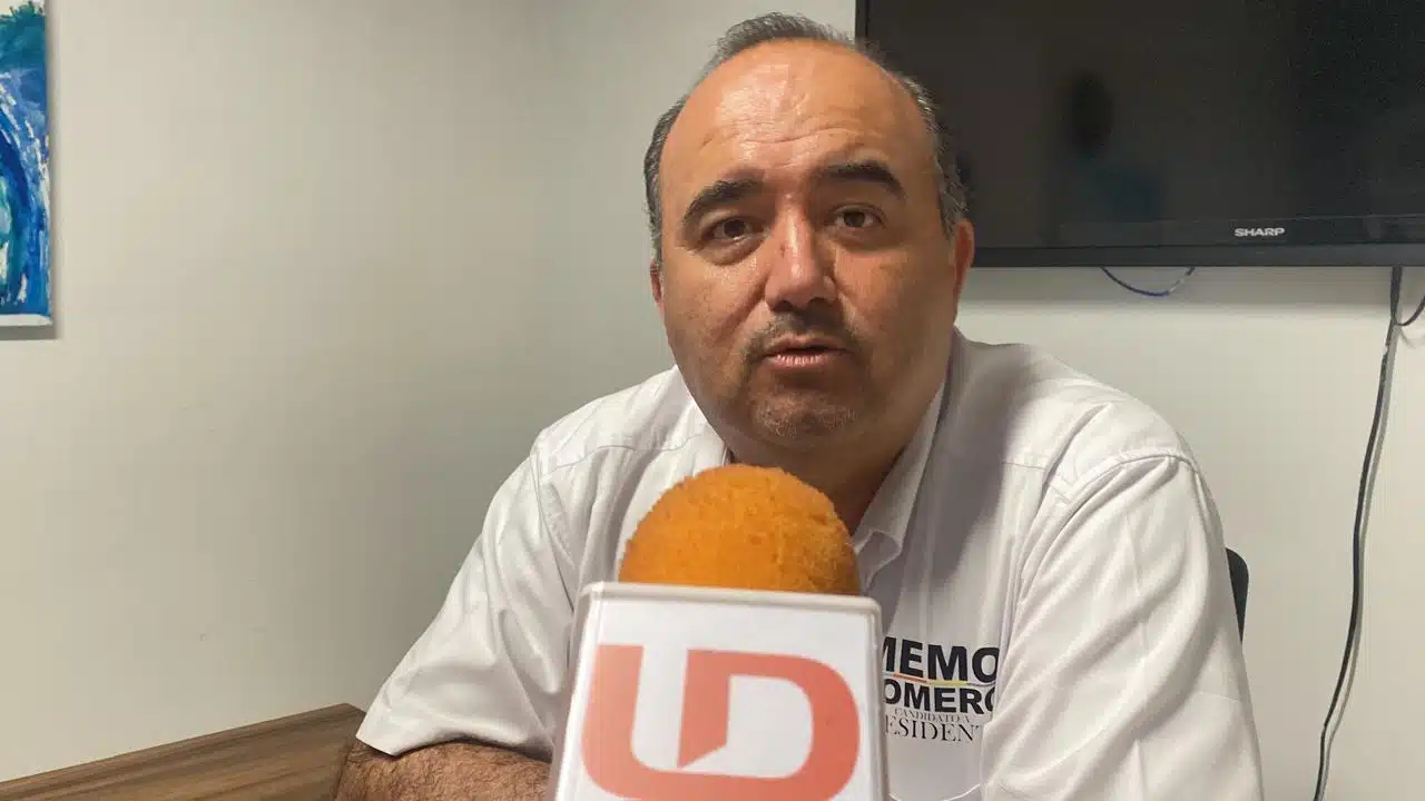 Memo Romero, candidato de la coalición Fuerza y Corazón por Sinaloa para la alcaldía de Mazatlán, en entrevista con Línea Directa