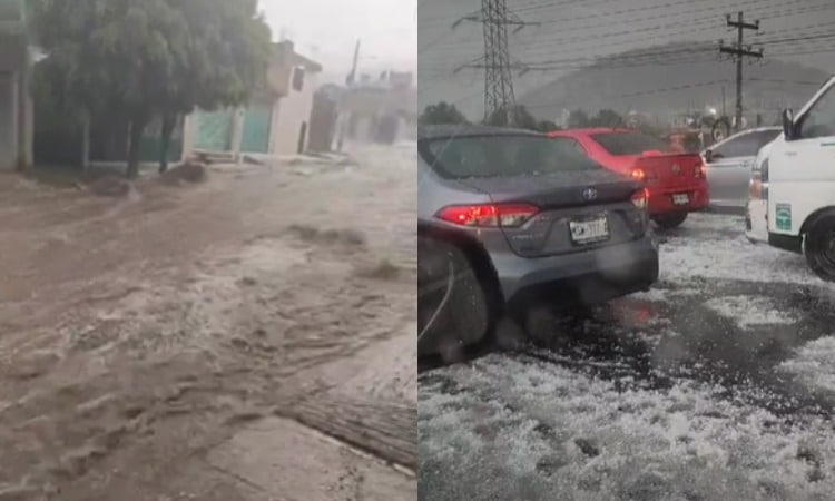 Mientras unos estados padecen la tercera onda de calor ¡en otros el granizo golpea con fuerza!