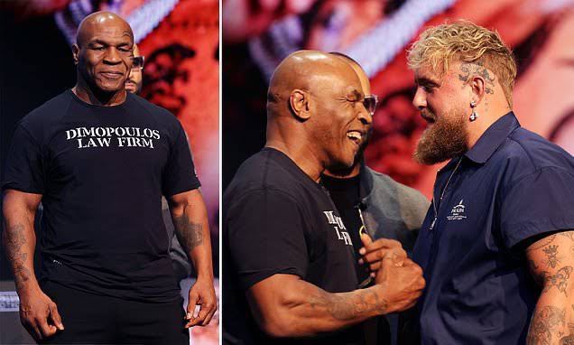 Mike Tyson y Jake Paul