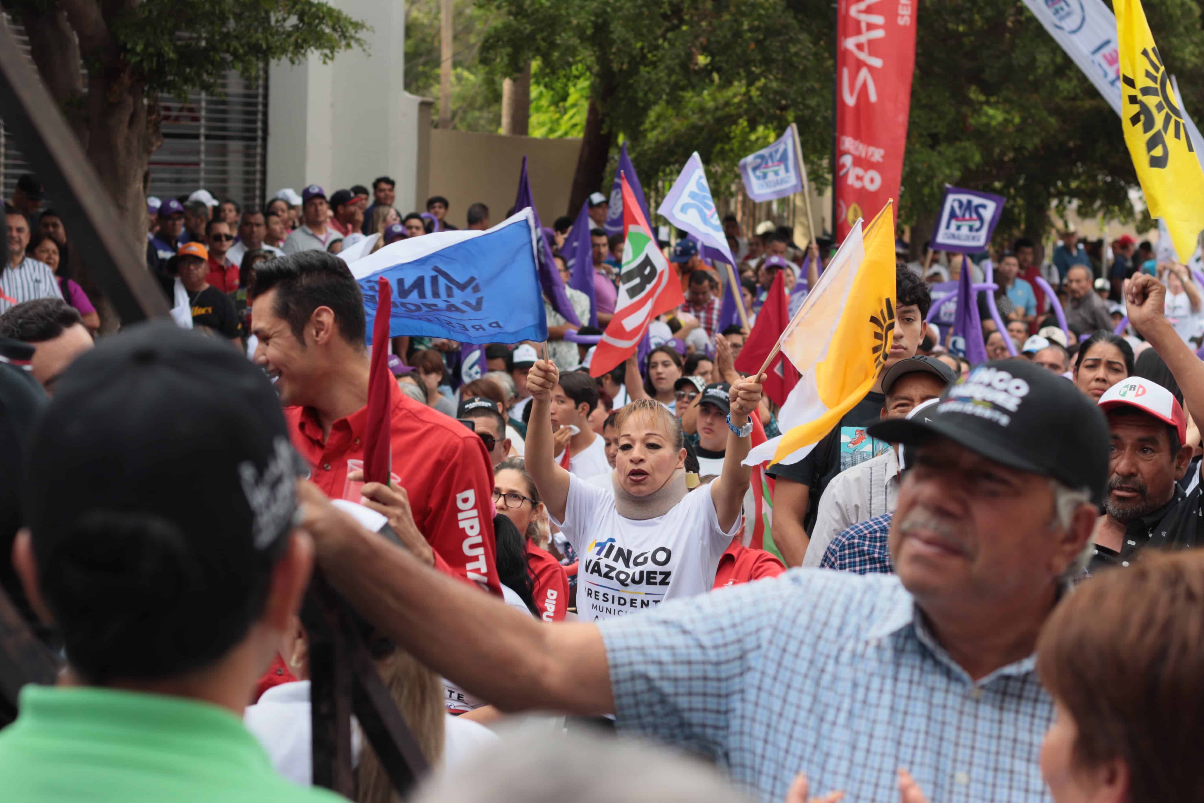 Cierre de campaña del candidato Domingo “Mingo” Vázquez