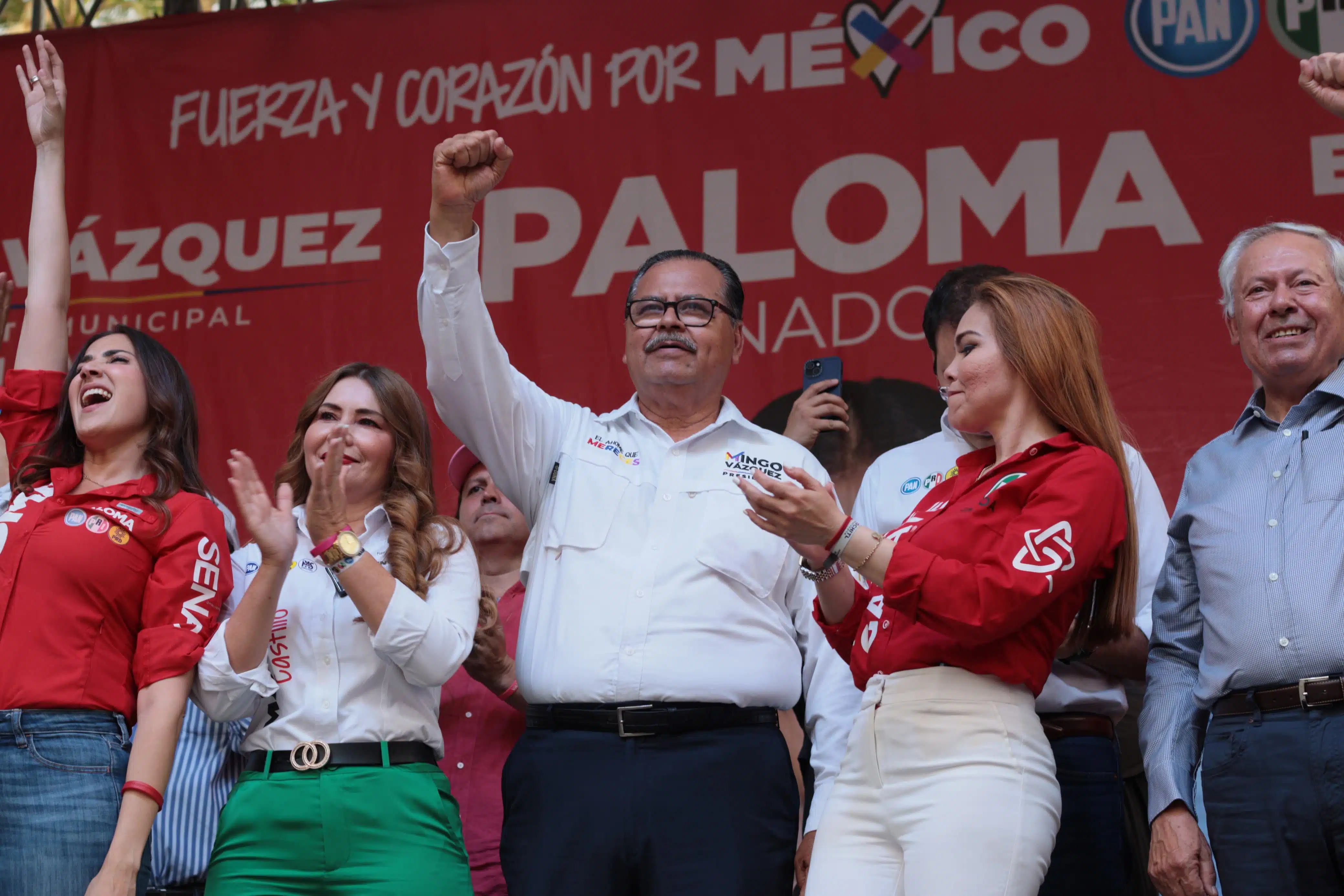 Cierre de campaña del candidato Domingo “Mingo” Vázquez