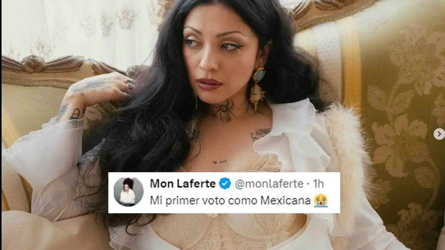 Mon Laferte votó por primera vez como mexicana; lo presumió en las redes