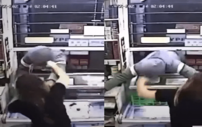 Mujer que practica lucha libre da golpiza a ladrón en Argentina