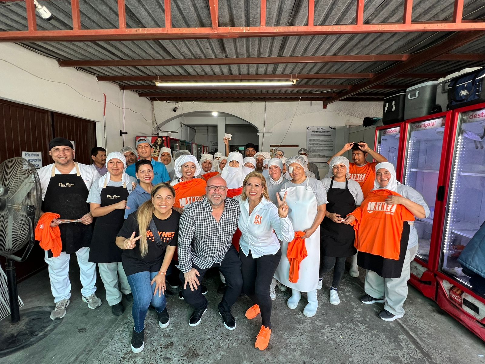 My-Lai Quintero Beltrán, candidata a presidenta municipal de Mazatlán por el partido de Movimiento Ciudadano, durante su campaña