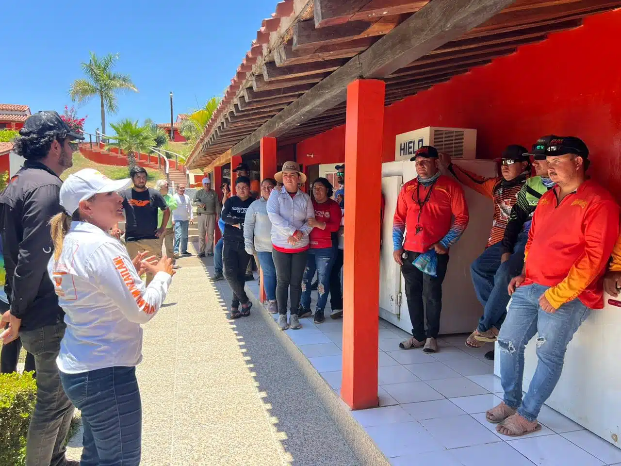 My-Lai Quintero Beltrán visitó las comunidades de La Noria, San Marcos y la Puerta de San Marcos.