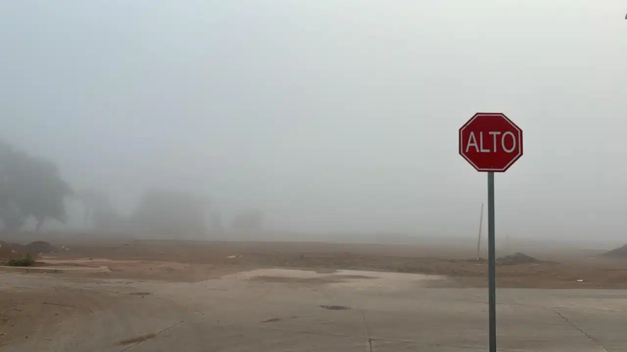 Niebla en Sinaloa