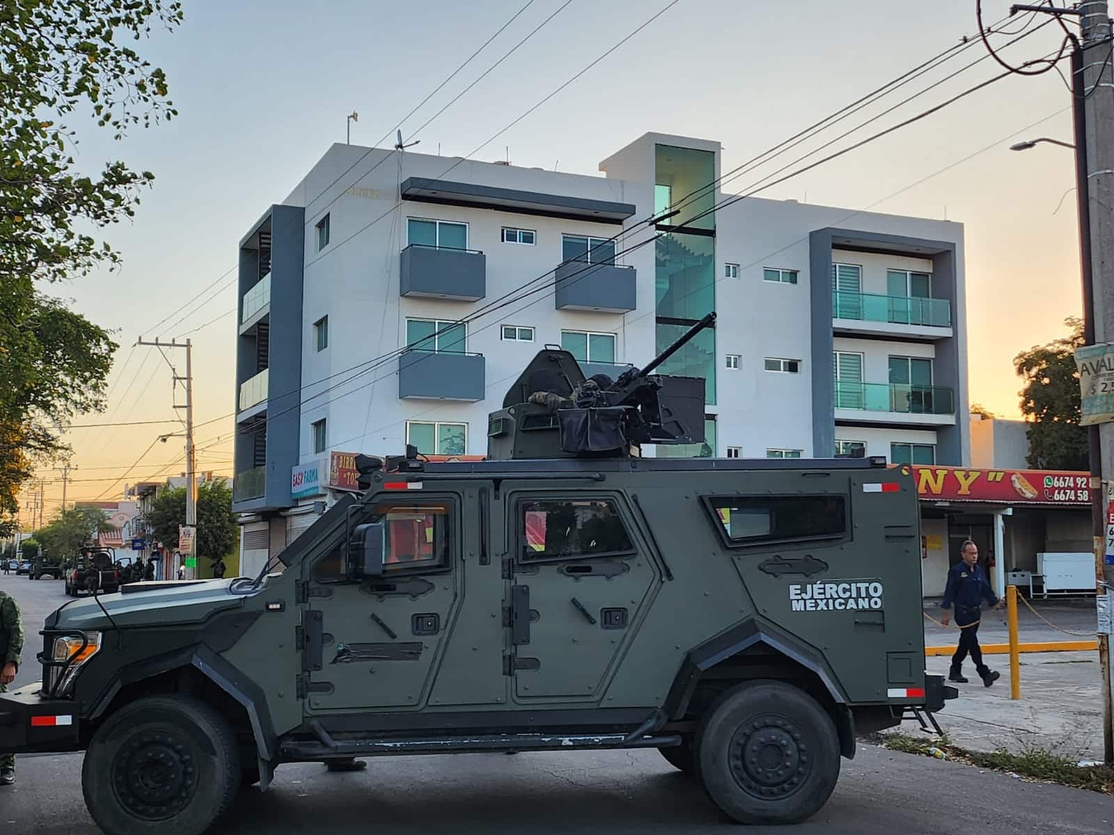 Camión de Ejercito en operativo