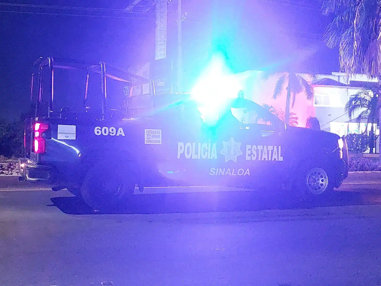 Patrulla de la Policía Estatal Preventiva en Culiacán