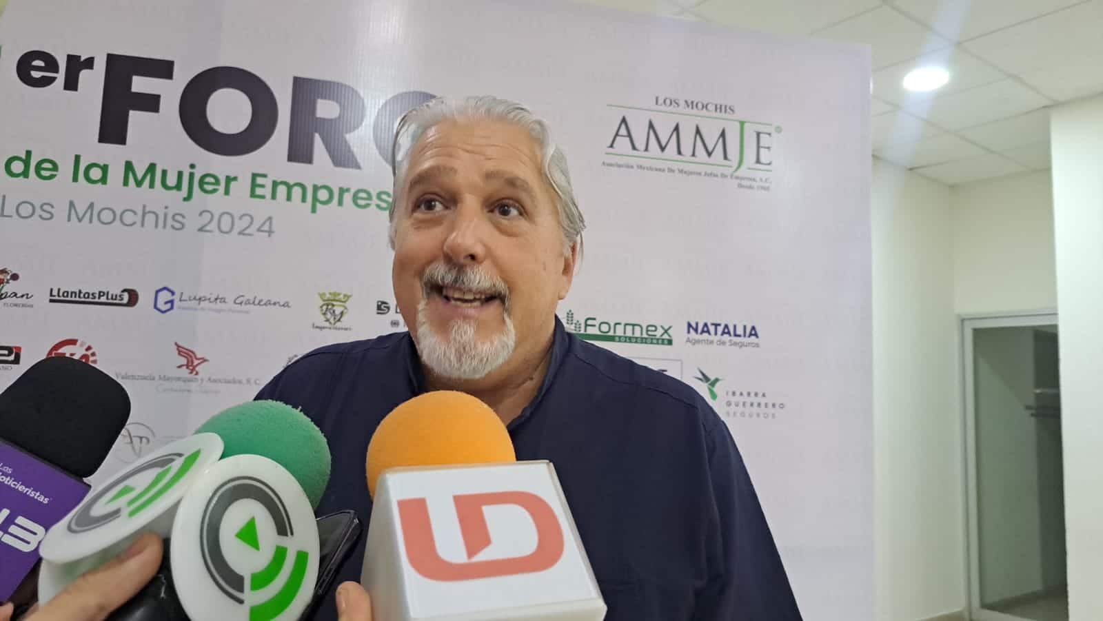 Pietro Muzzi, conferencista italiano en el foro realizado por la Ammje Los Mochis