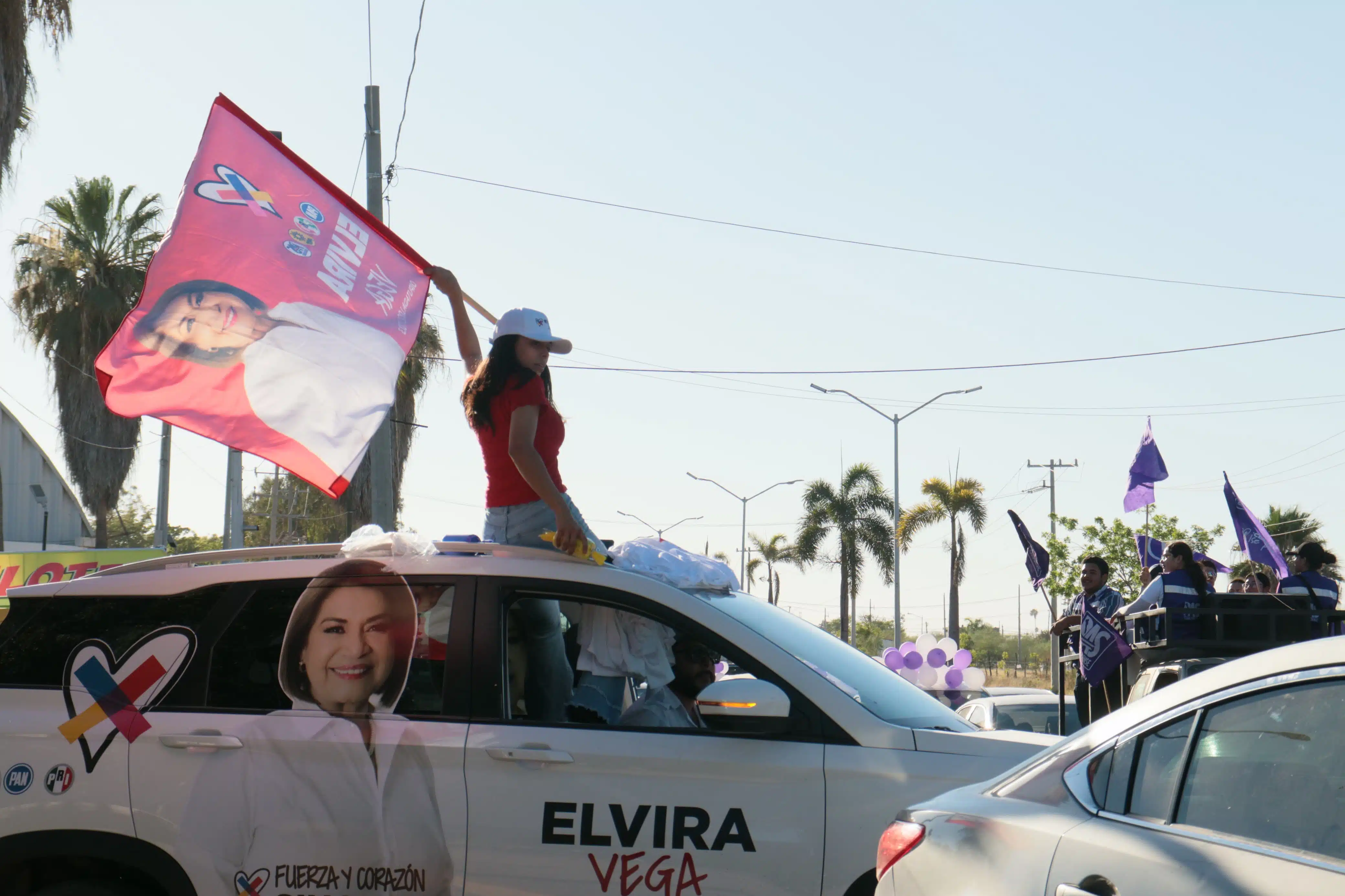 Rally en apoyo a Mingo Vázquez