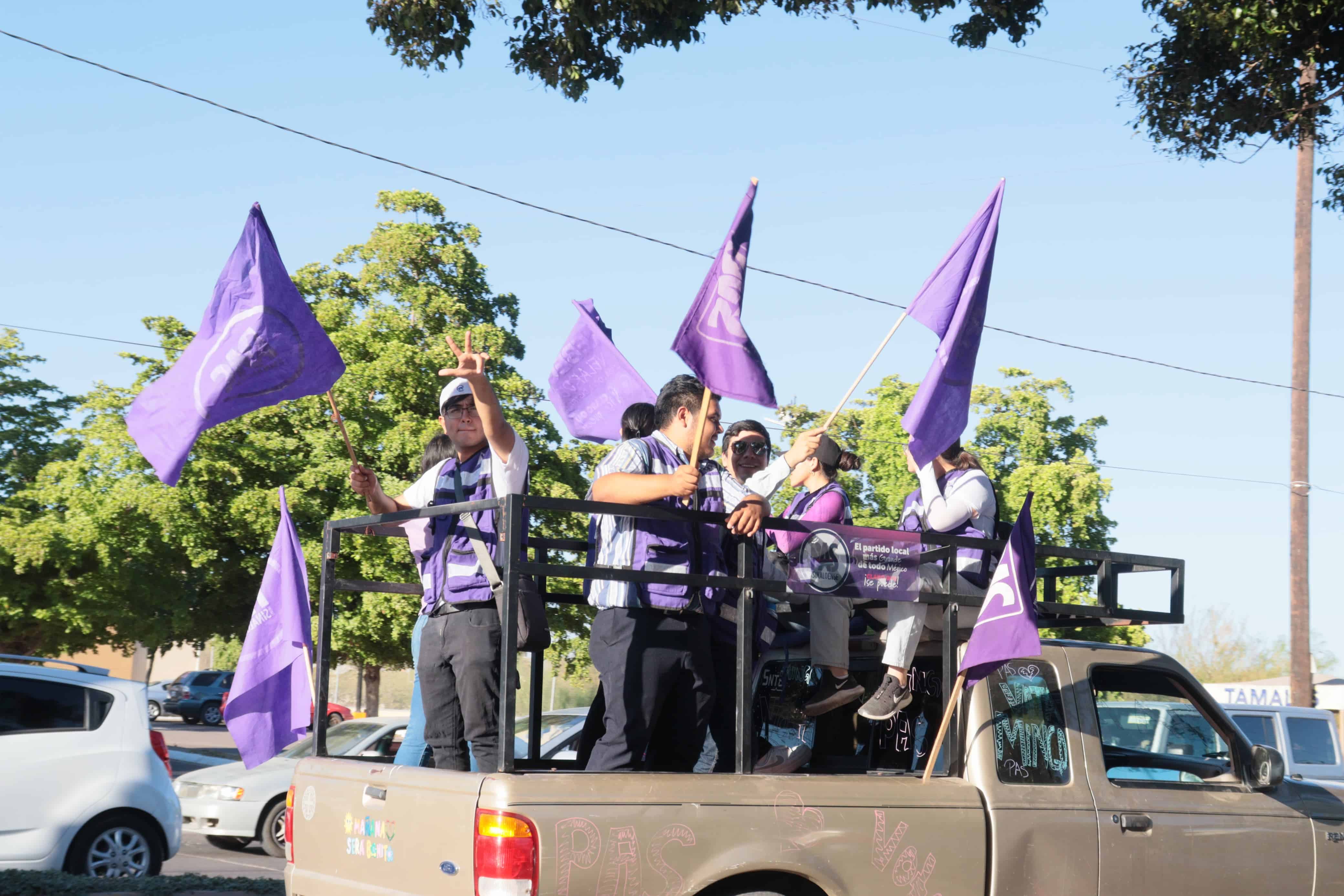 Rally en apoyo a Mingo Vázquez
