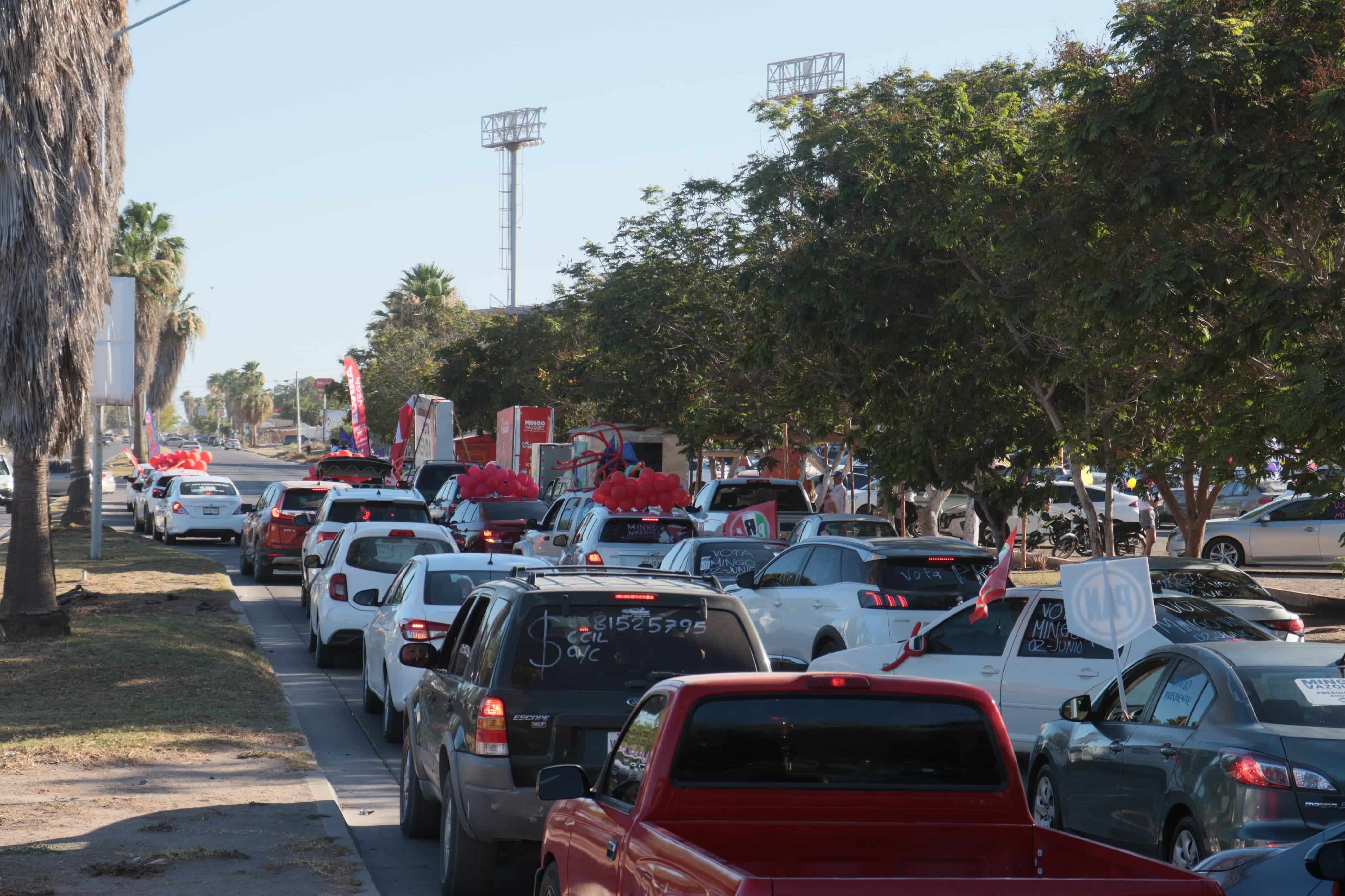Rally en apoyo a Mingo Vázquez