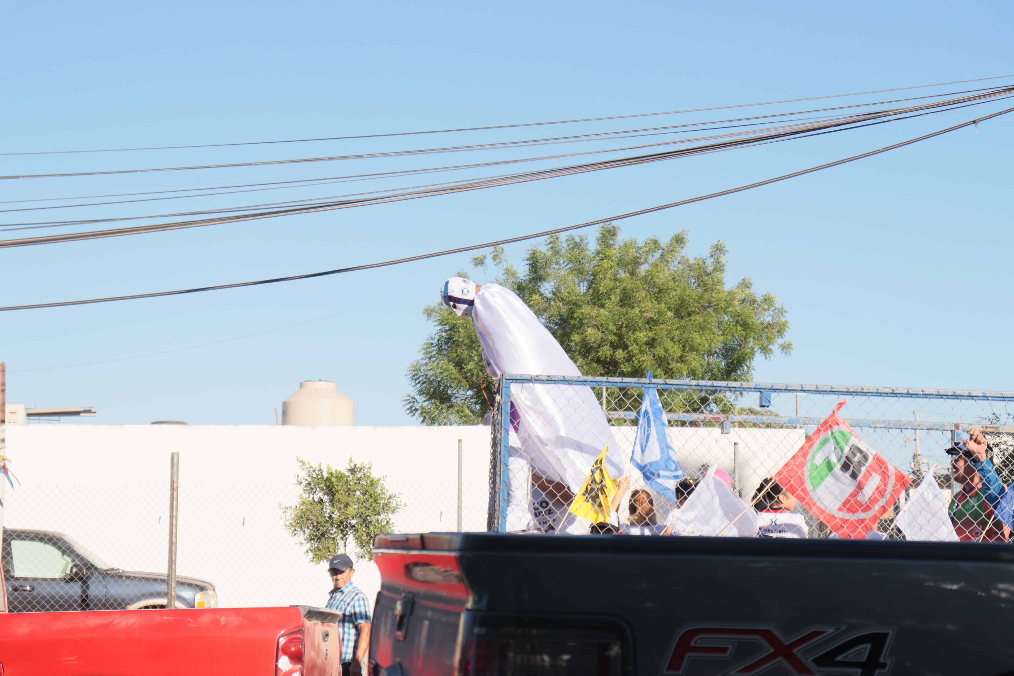 Rally en apoyo a Mingo Vázquez