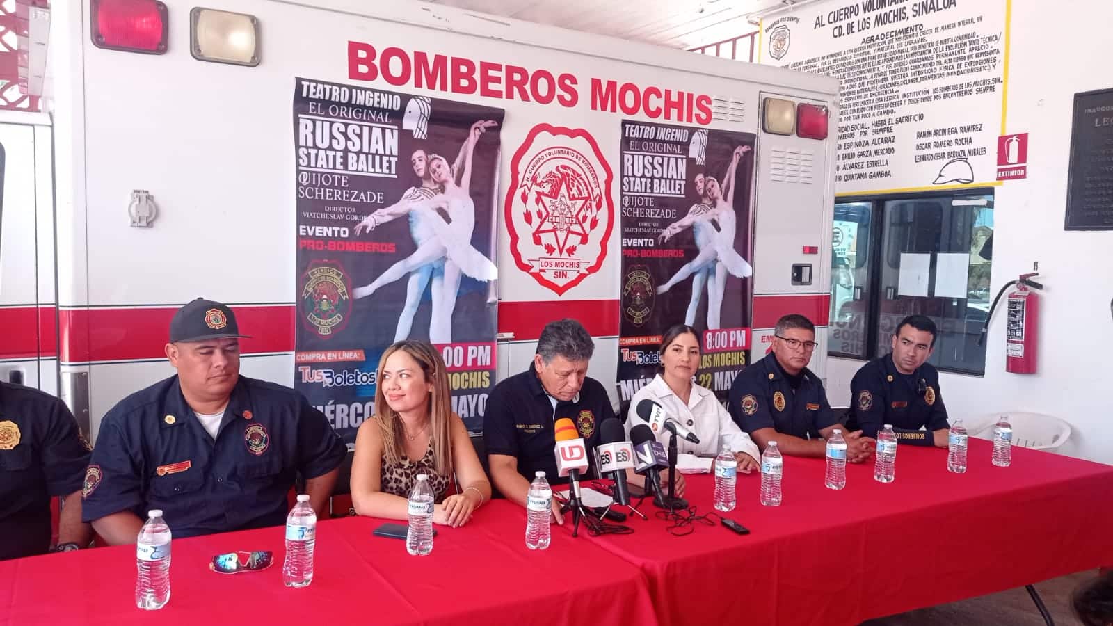 Anuncian la presentación del Russian State Ballet en Los Mochis, en apoyo al Cuerpo de Bomberos
