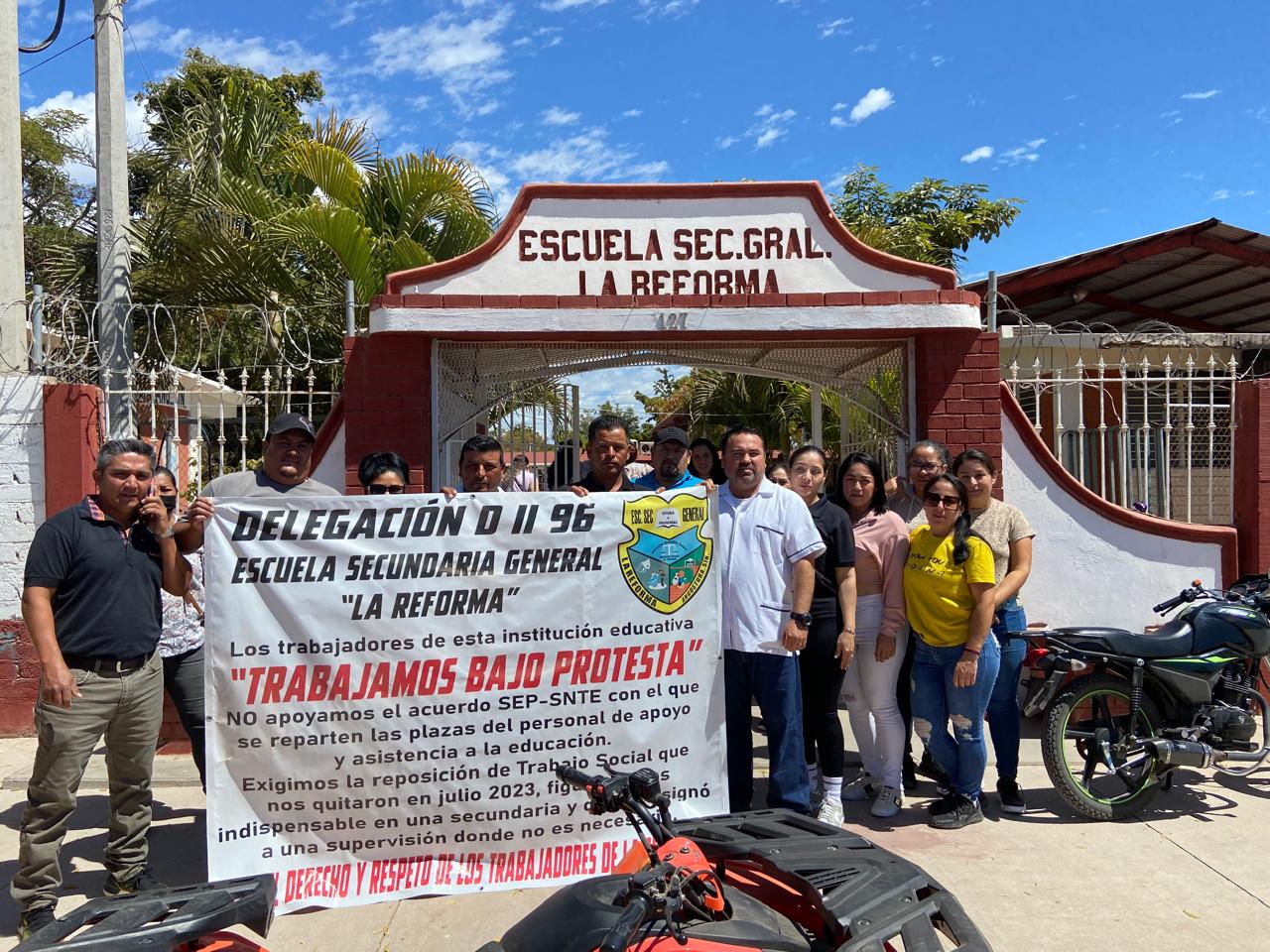 Protestas en secundaria