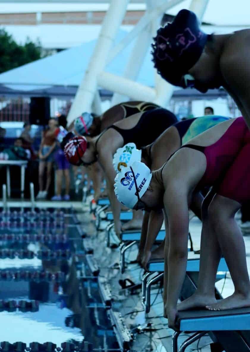 Competidores del Selectivo Nacional de Natación