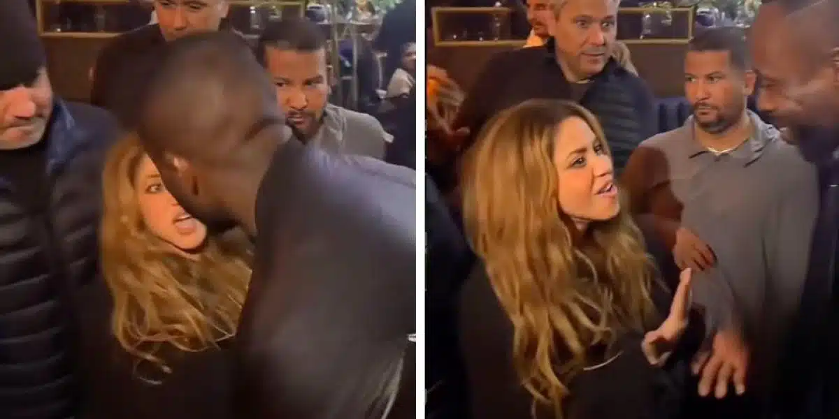 Shakira reacciona a hombre que intentó besarla entre la multitud
