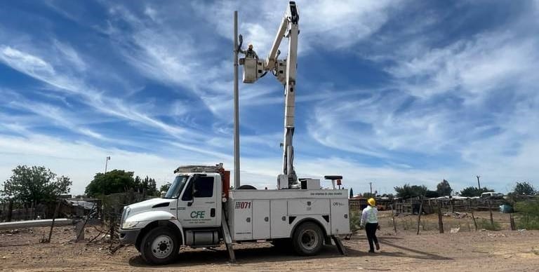 Trabajadores de CFE en Ahome