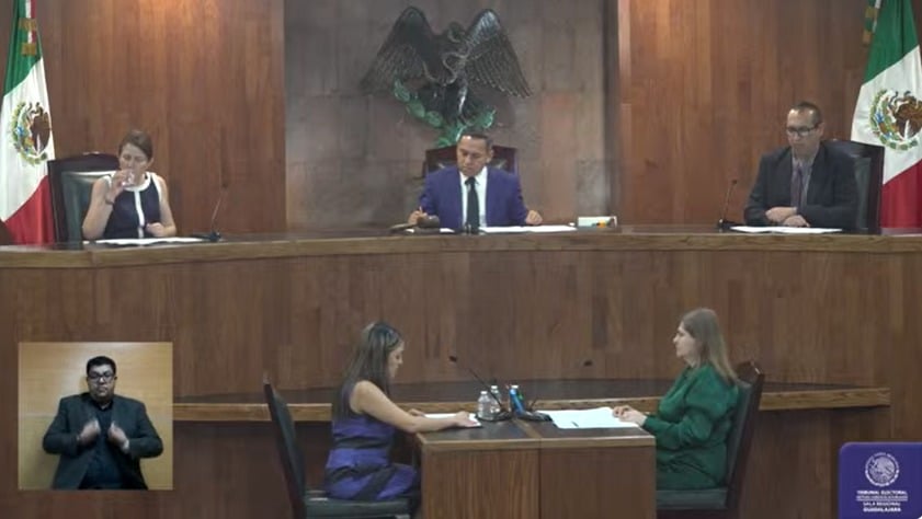 Sesión del Tribunal Electoral Federal