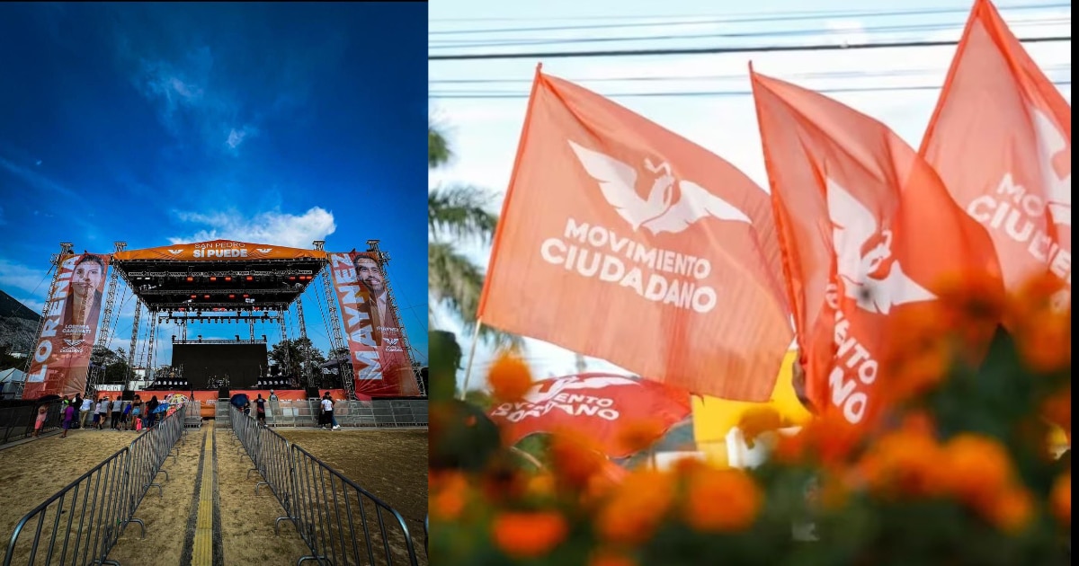 Templete del evento horas antes de que ocurriera la tragedia