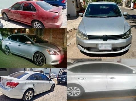 Vehículos asegurados sinaloa 2