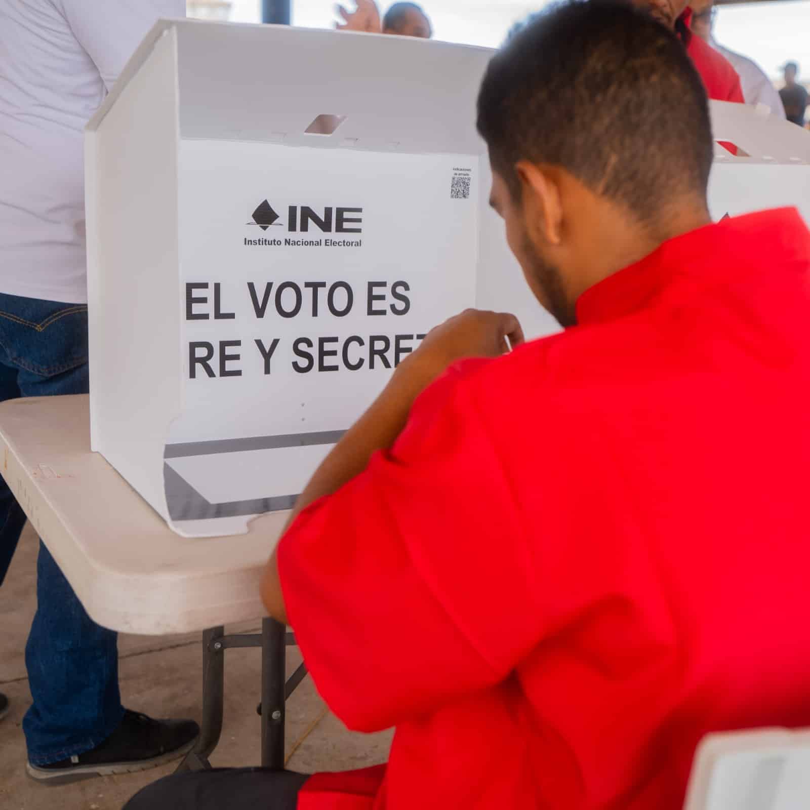 Los internos emitieron su voto anticipado para la elección de la Presidencia de México.