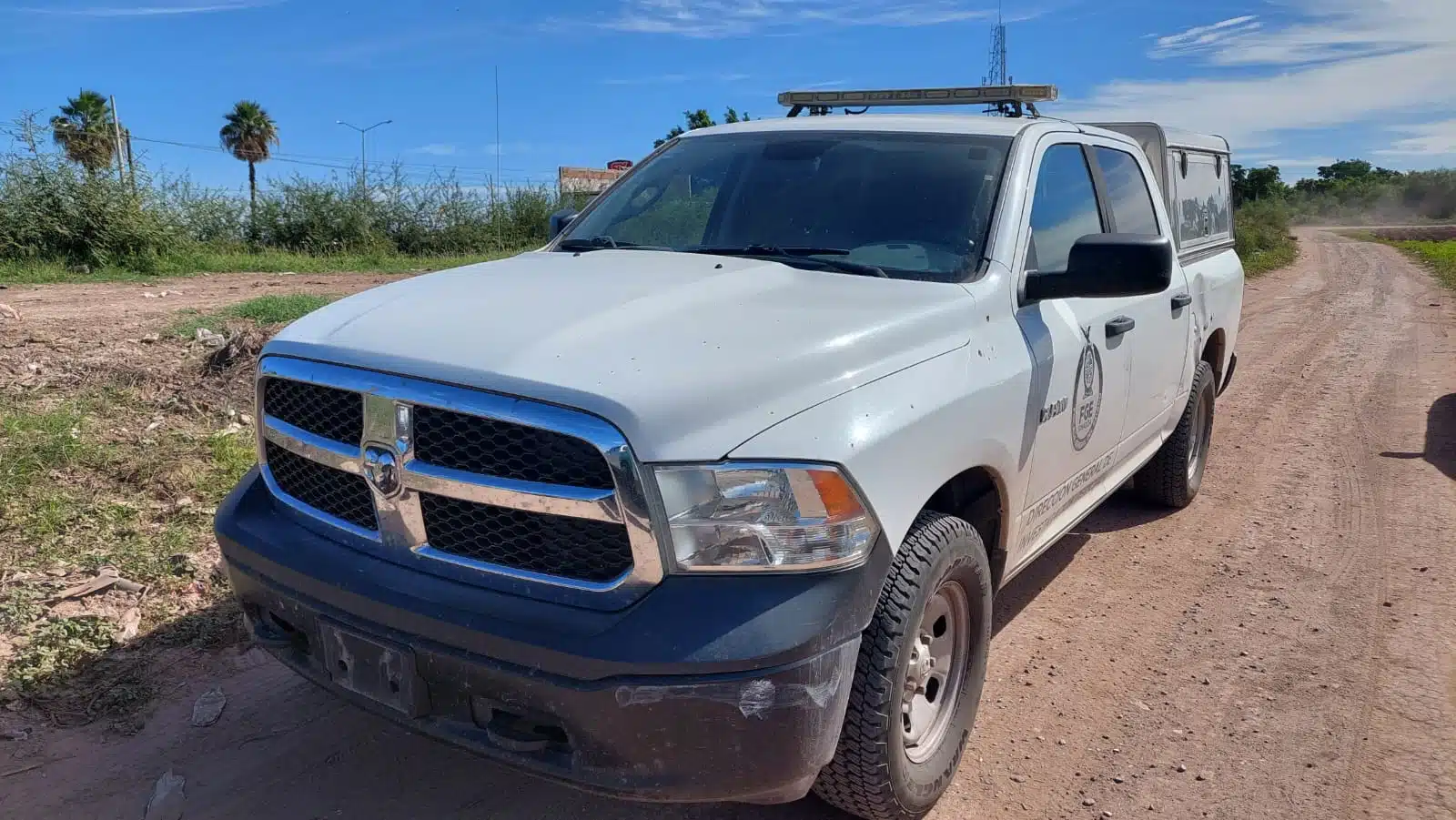 Camioneta de la Vicefiscalía Regional de Justicia