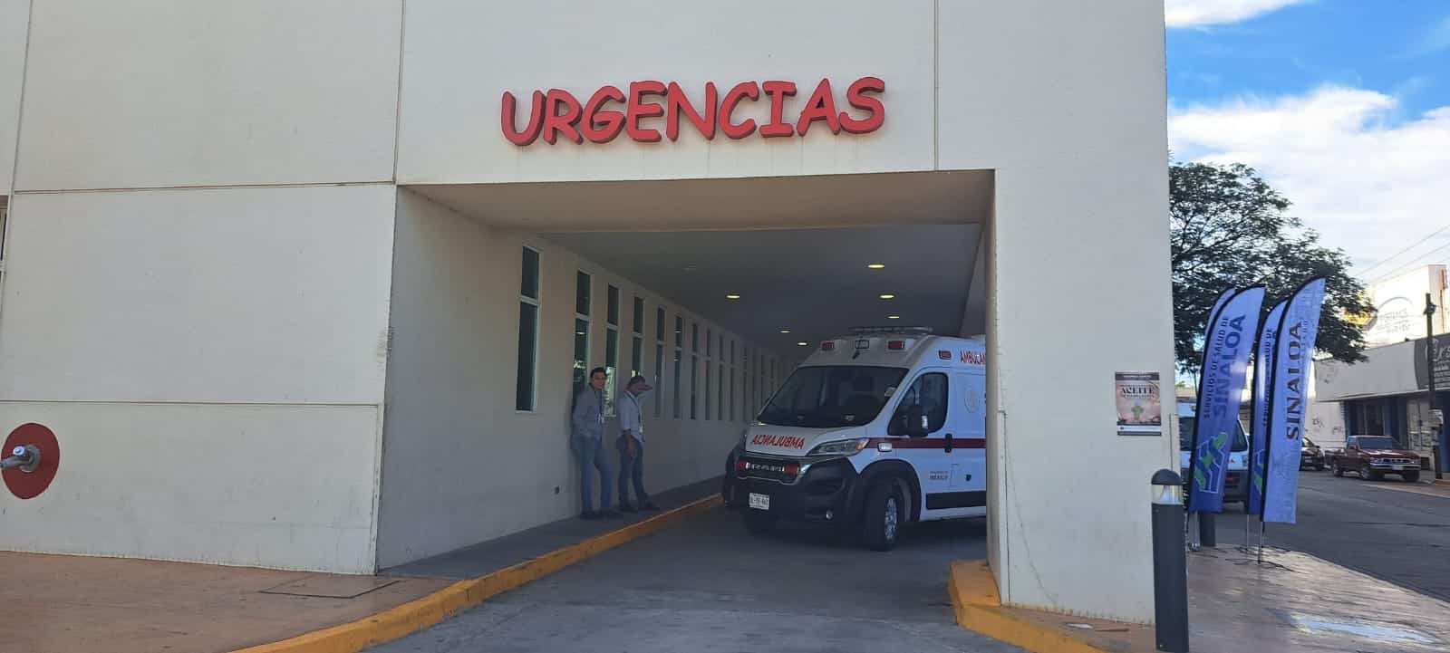 Área de urgencias del Hospital Pediátrico de Sinaloa