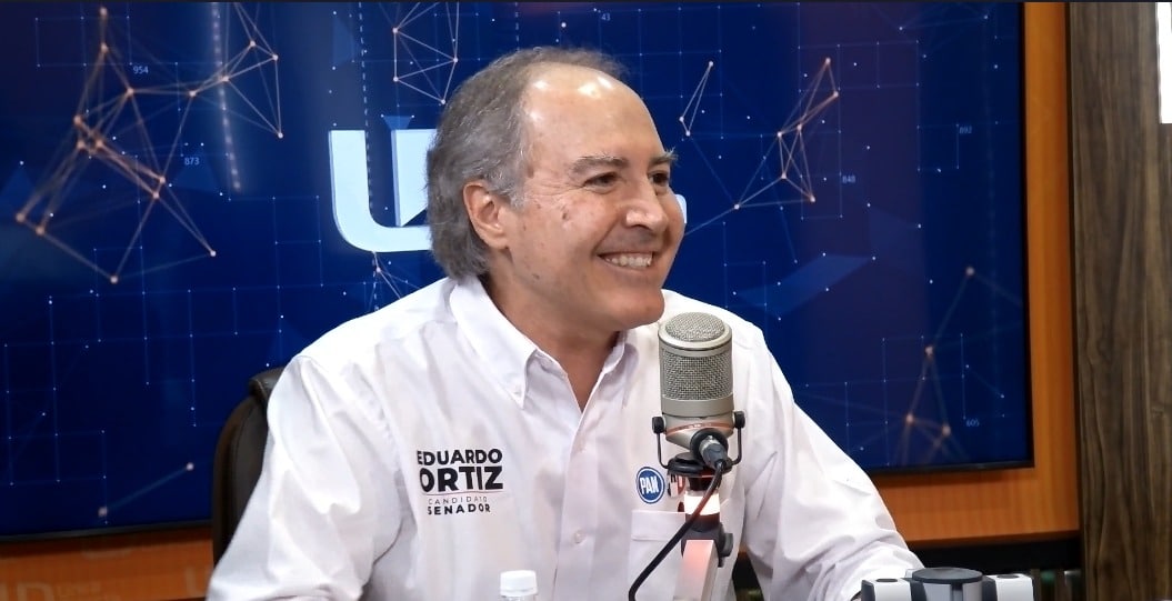 Eduardo Ortiz, candidato al Senado de la República por la coalición Pri-Pan-Prd