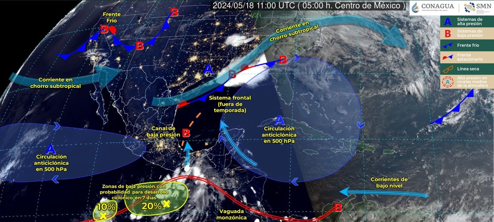 Mapa clima México