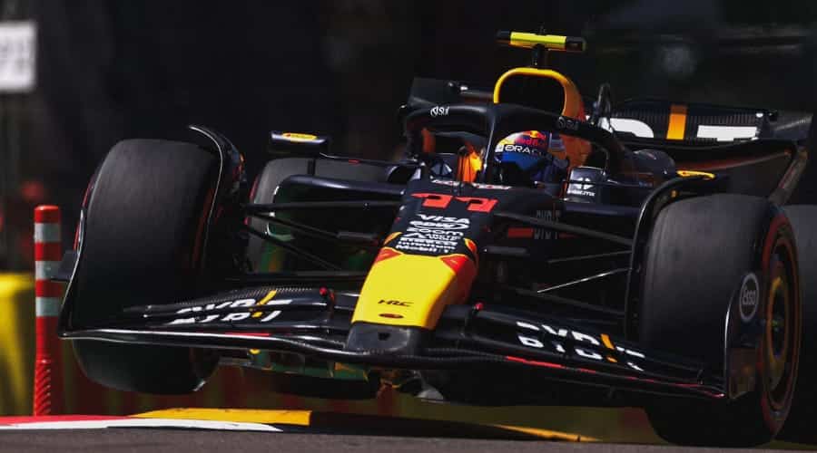 Auto de F1 de Checo Pérez