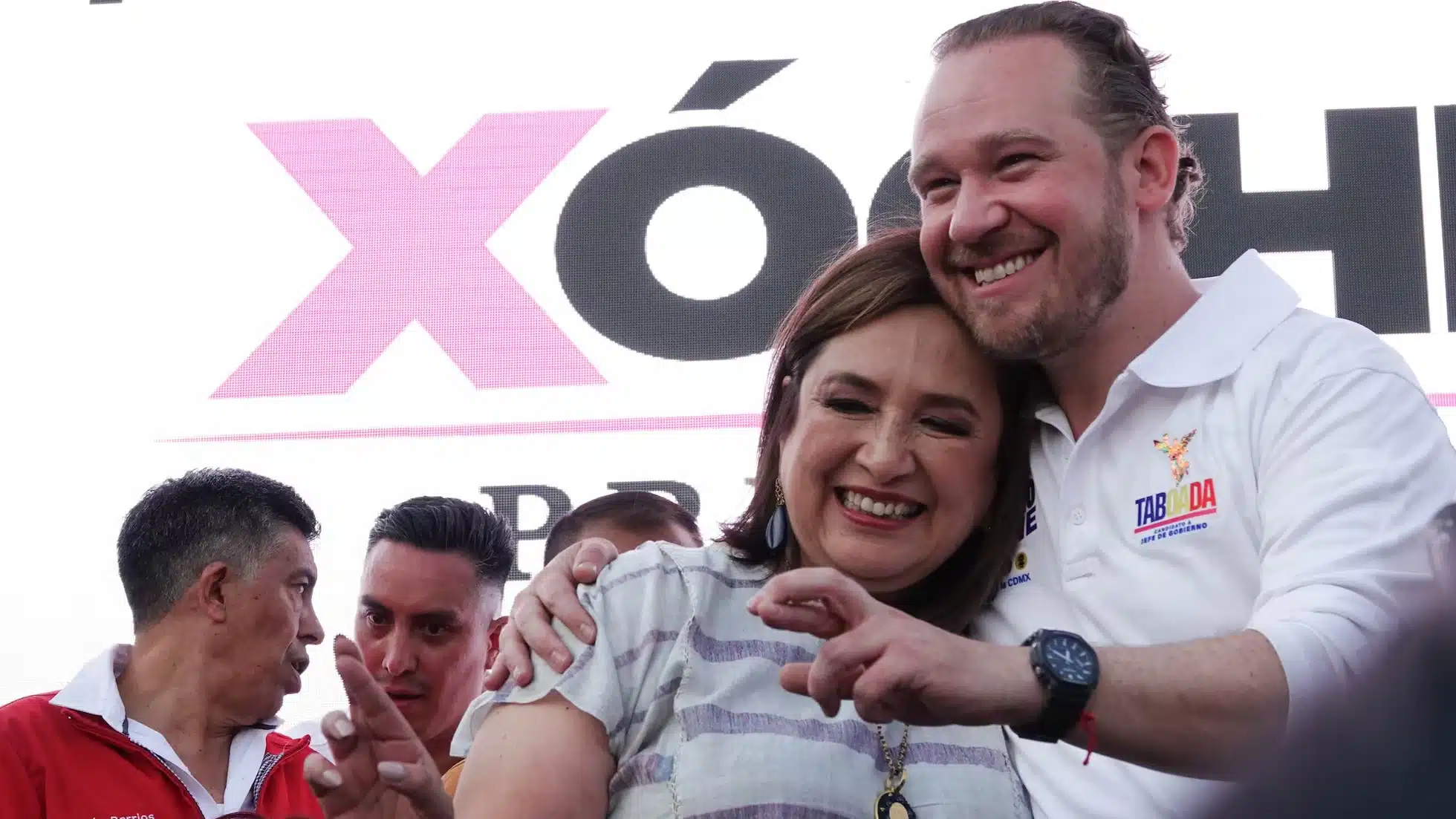 Xóchitl Gálvez y Santiago Taboada en México