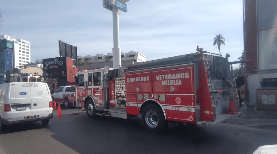 Conato de incendio se registró en una farmacia de Mazatlán