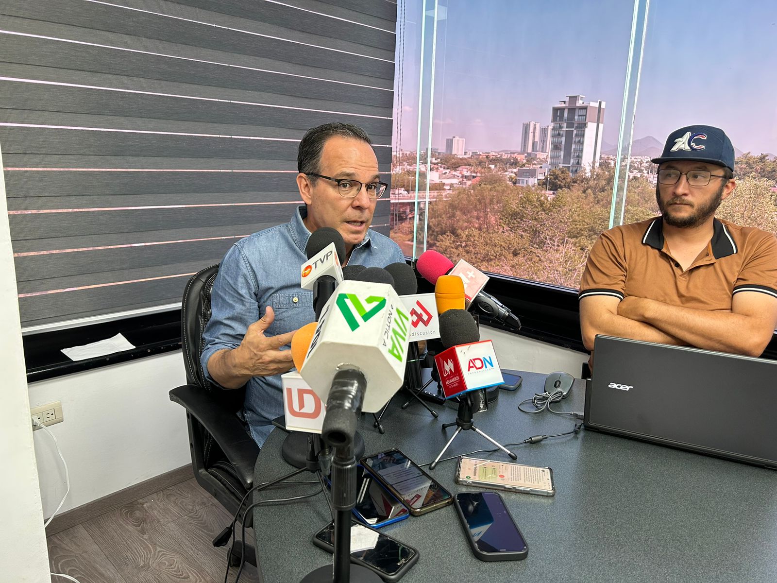 Coordinador del Consejo Estatal de Seguridad Pública CESP Miguel Enrique Calderón Quevedo