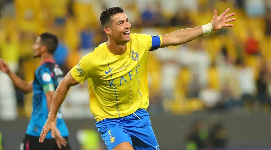 Cristiano Ronaldo celebrando un gol con el Al-Nassr