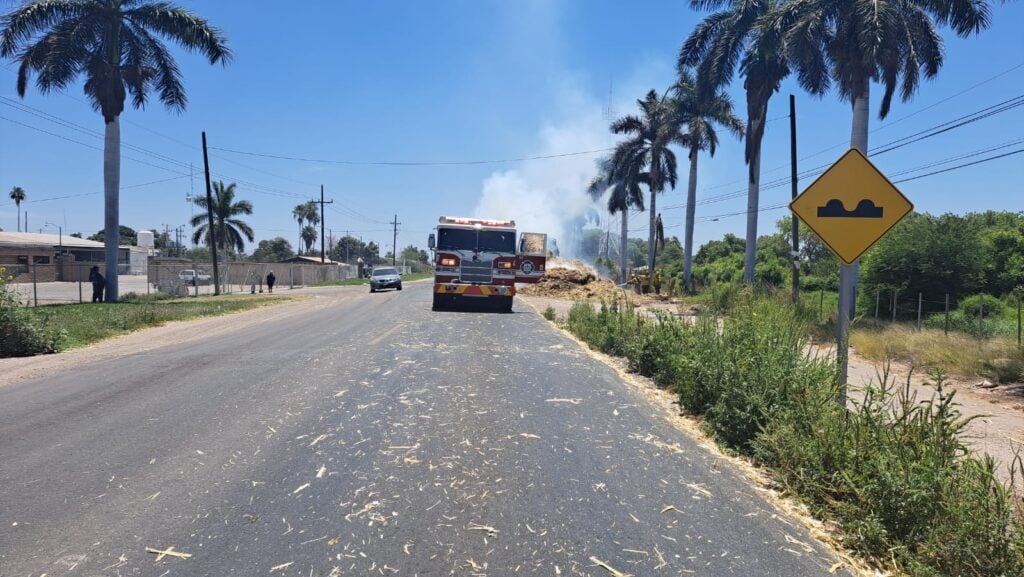 incendio pacas de pastura