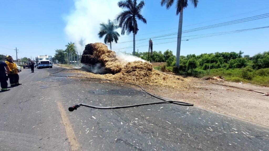 incendio pacas de pastura