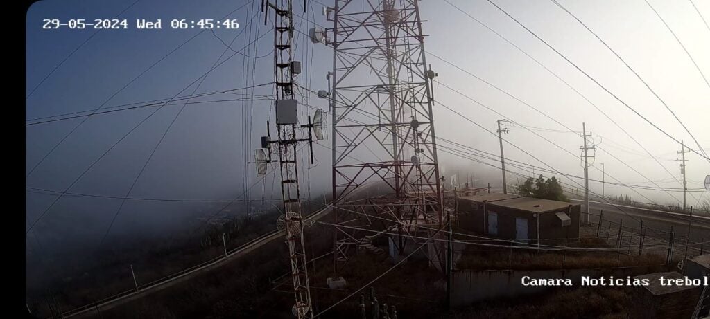 Niebla sobre la ciudad de Los Mochis