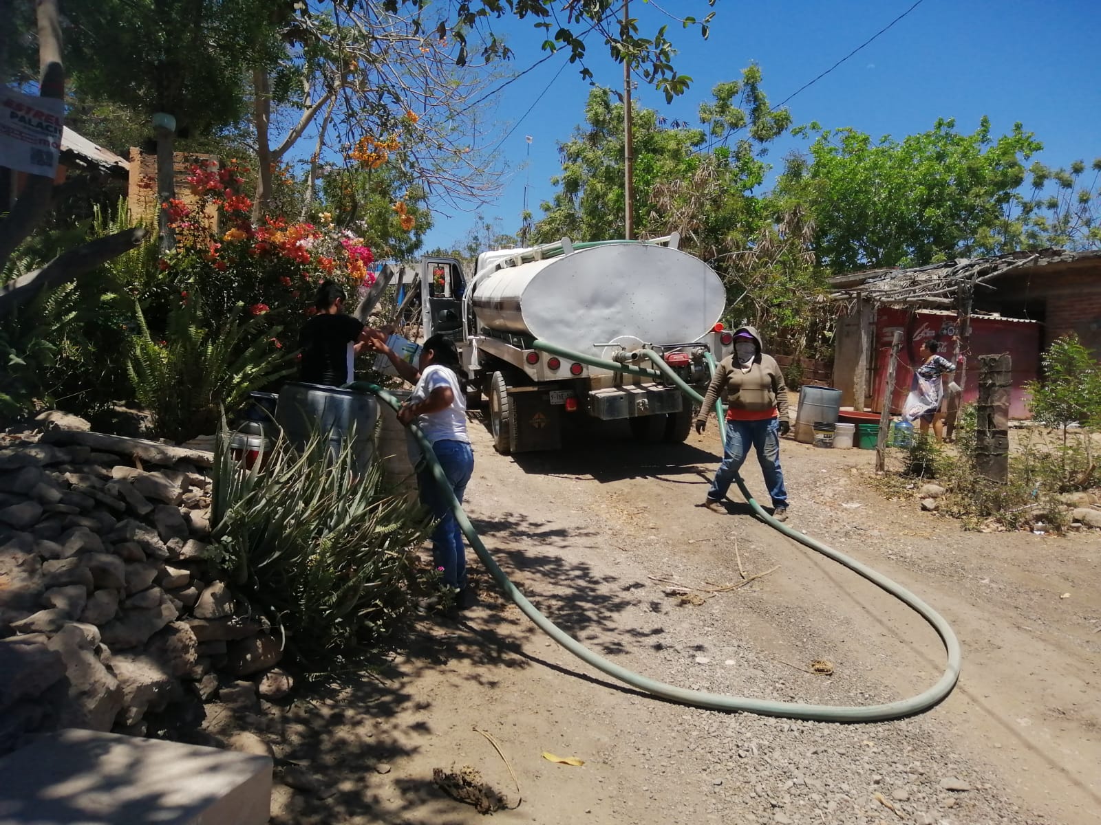 Tandeo de agua de la Jumapam