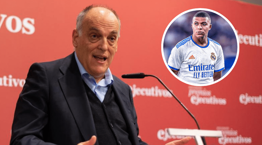 Javier Tebas confirma la llegada de Mbappé al Real Madrid por 5 años