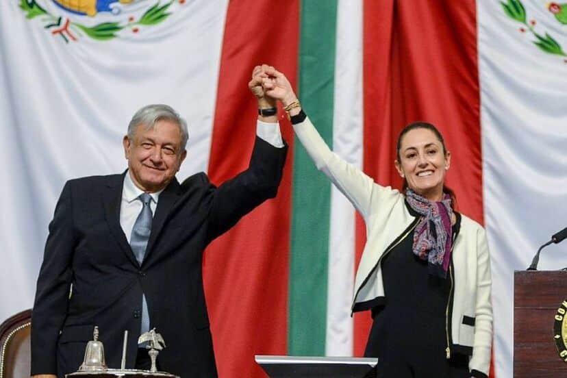 AMLO y Claudia Sheinbaum