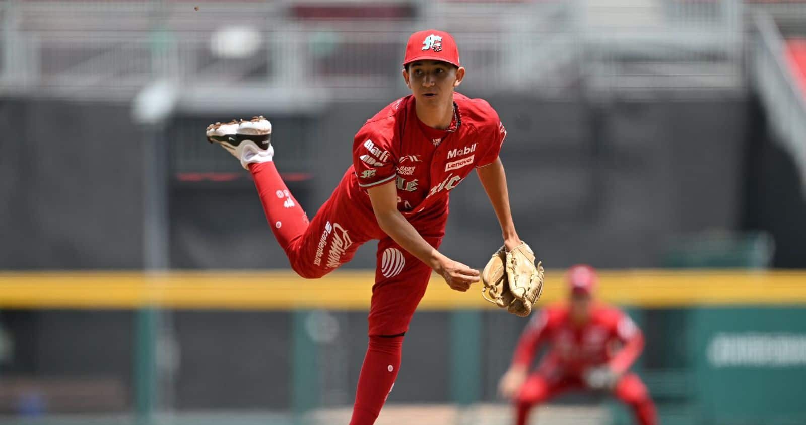 Guasavense, Aaron Castro debuta con los Diablos Rojos del México con tan solo 16 años