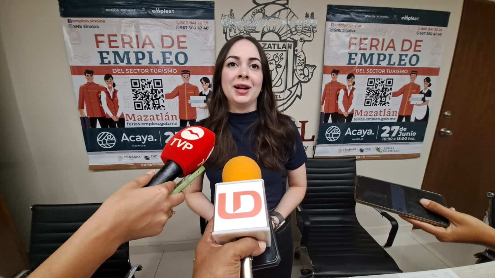 Abril Vega Araiza, directora del servicio estatal de empleo y productividad en Sinaloa,