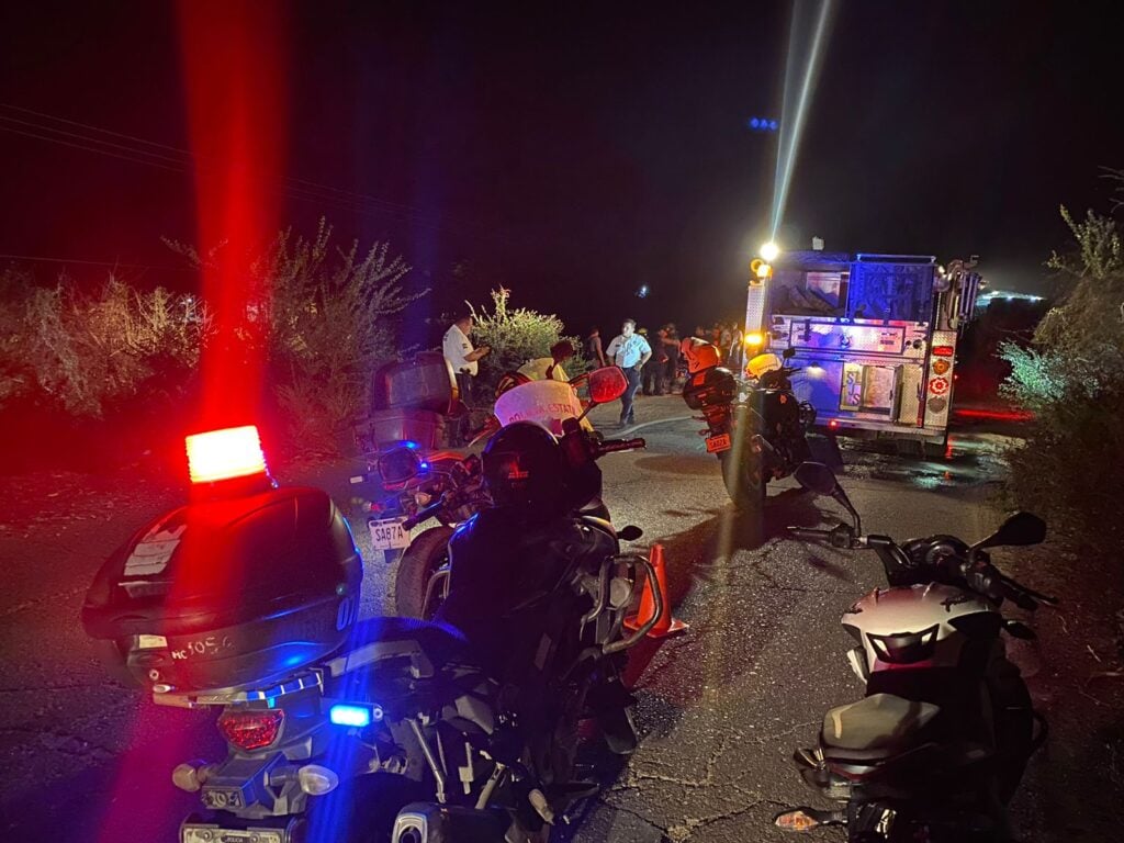El accidente ocurrió sobre la carretera estatal Villa Unión-El Roble.