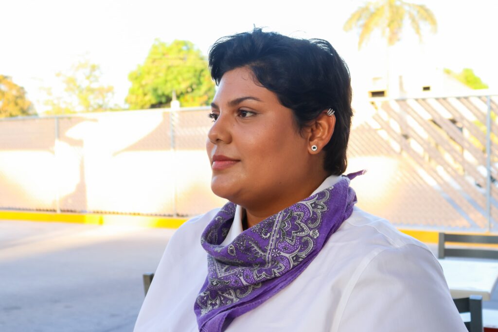 Activista social y feminista Alejandra Reyes