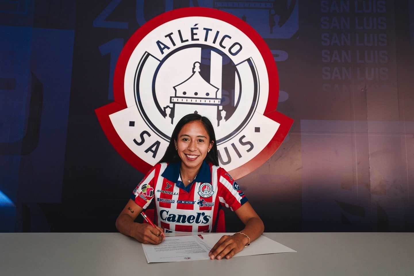 Anahí Rentería, nuevo refuerzo del club Atlético de San Luis.