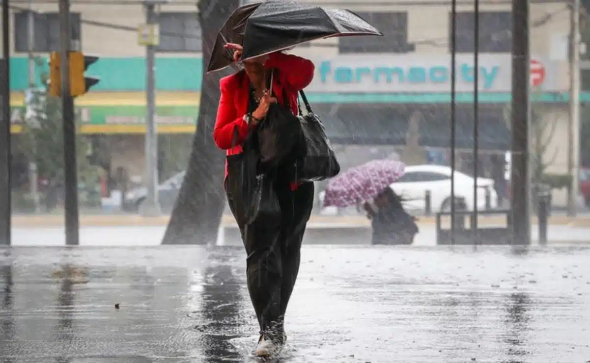 Anuncian lluvias y fuertes vientos para este miércoles en los siguientes estados